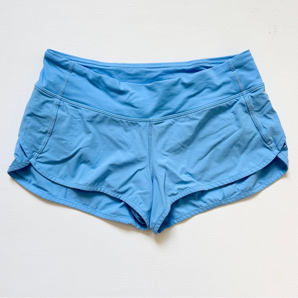 Lululemon Light Blue Speed Shorts